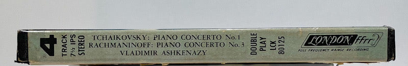 Rachmaninov Tchaikovsky Ashkenazy Maazel Reel to Reel Tape 7 1/2 IPS London