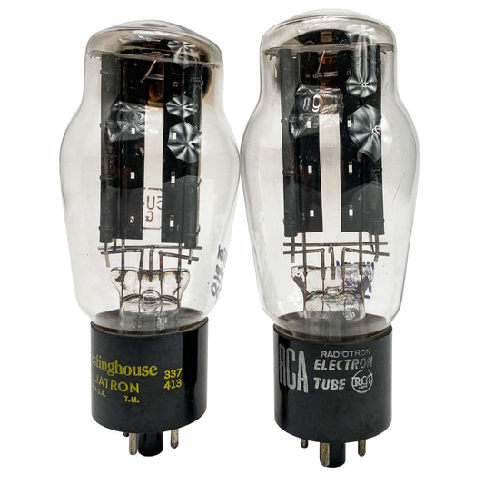 RCA 5U4G Black Plate Hanging D Getter Balanced and Matched Vacuum Tubes