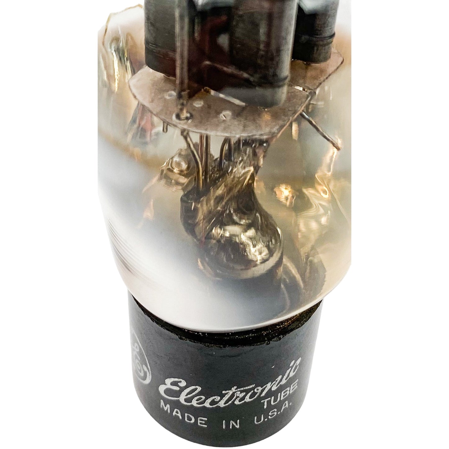 GE 6A3 Black Plate Bottom D Getter Vacuum Tube Rare