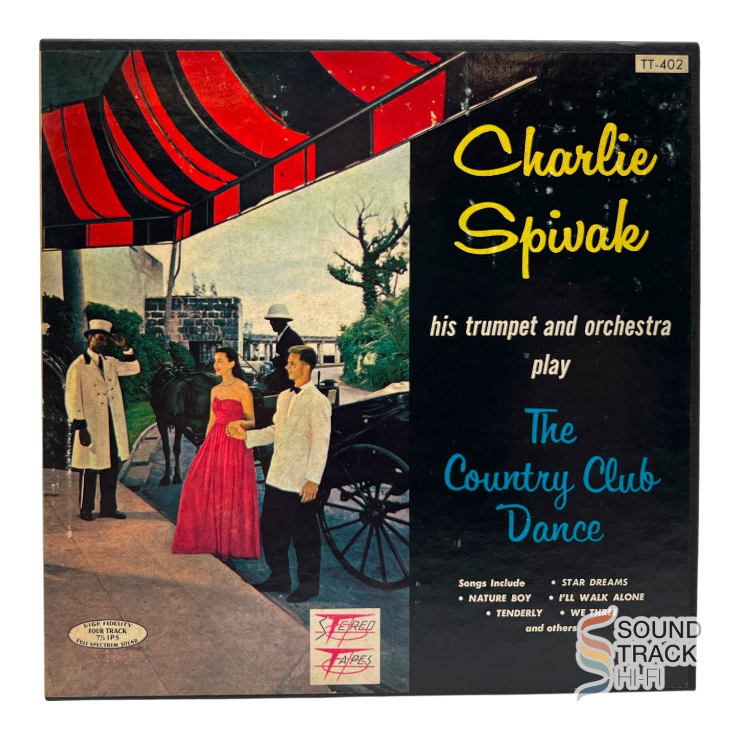 Country Club Dance By Charlie Spivak 2 Track 7 1/2 IPS Reel Tape Stereo Tapes