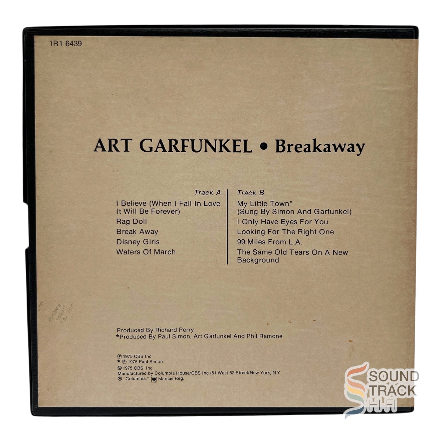 Breakaway By Art Garfunkel 3 3/4 IPS Reel Tape Columbia