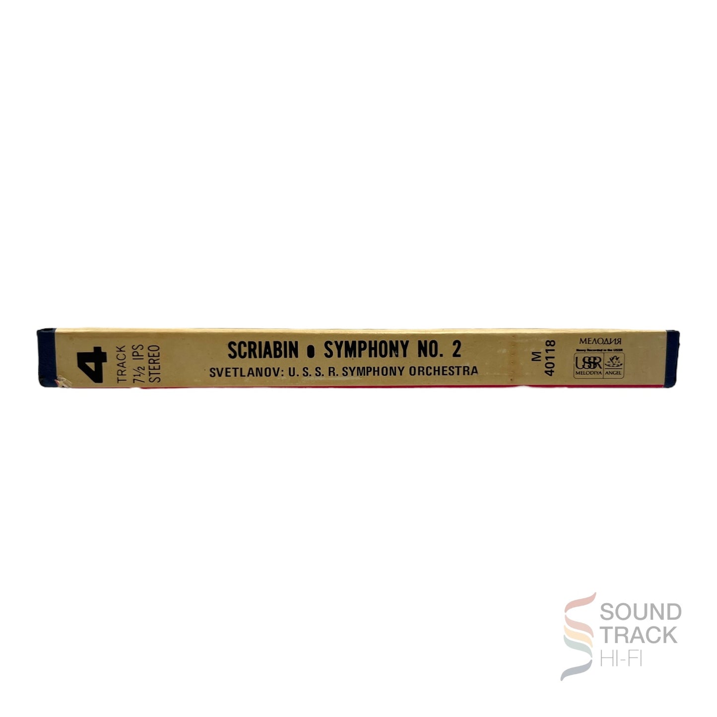 Scriabin Symphony No 2 Svetlanov USSR Symphony Orchestra 7.5 IPS Reel Tape Angel