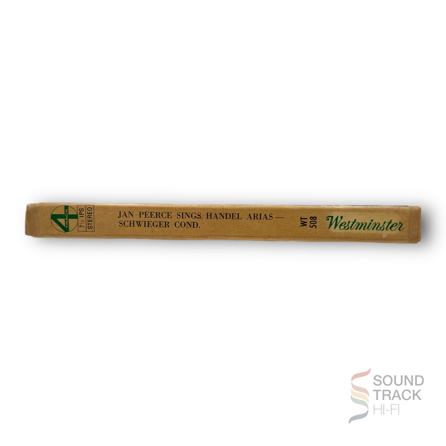 Jan Peerce Sings Handel Arias Schwieger 7 1/2 IPS Reel Tape Westminster