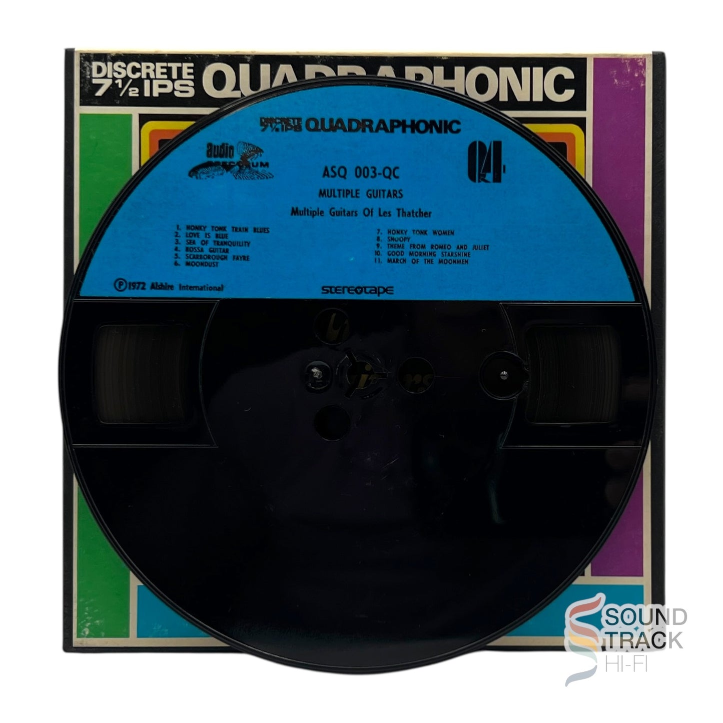 Multiple Guitars Of Les Thatcher Quadraphonic Reel to Reel Tape Audio Spectrum