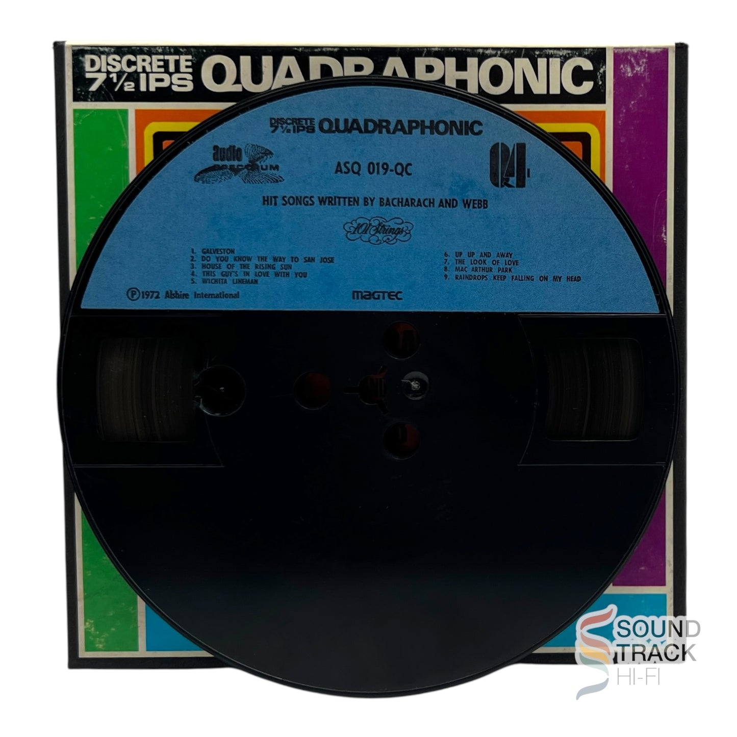 Hit Songs Written By Bacharach Webb Quadraphonic Reel Tape Audio Spectrum