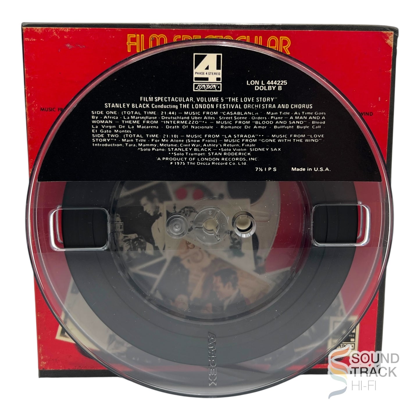 Film Spectacular Vol. 5 Love Story Black 7 1/2 IPS Reel Tape London