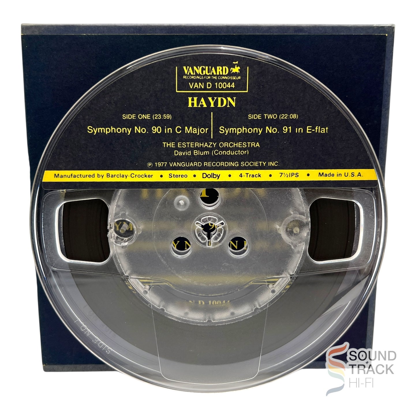 Haydn Symphony No 90 91 Esterhazy Orchestra David Blum 7 1/2 IPS Reel Tape Dolby