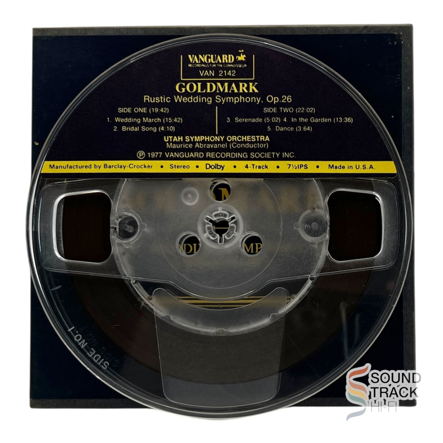 Goldmark Utah Symphony Orchestra Abravanel 7 1/2 IPS Reel Tape Dolby