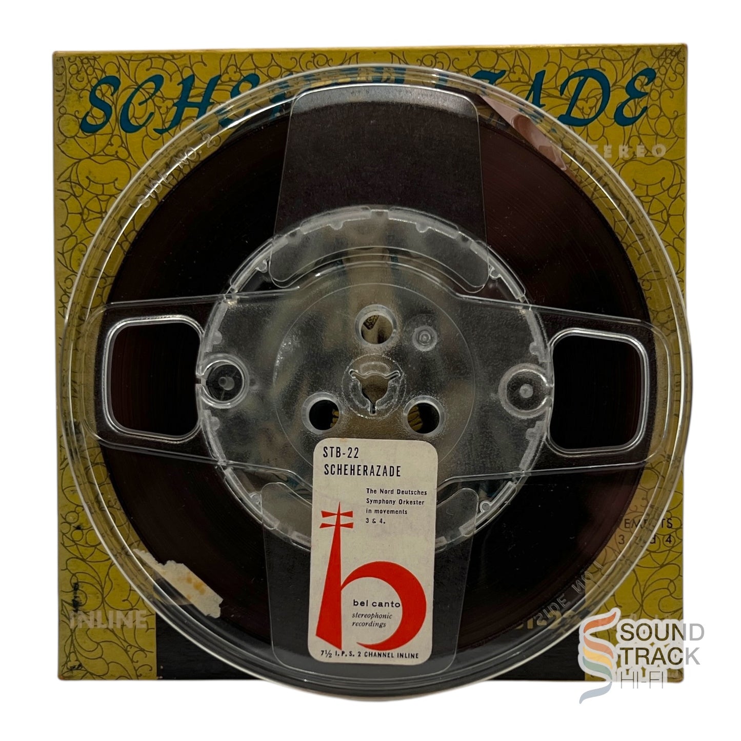 Scheherazade Movements 3 & 4 Wilhelm Rorh 2 Track 7 1/2 IPS Reel Tape Bel Canto