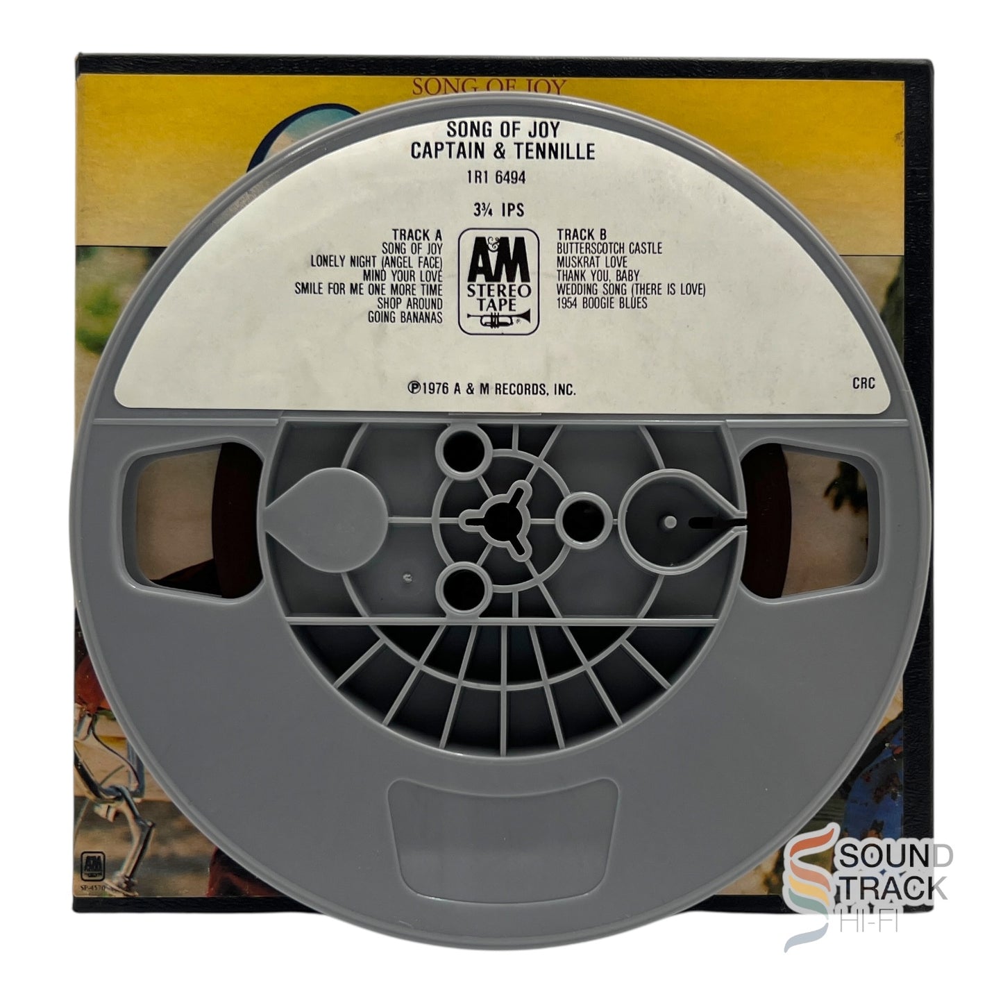Song Of Joy By Captain & Tennille 3 3/4 IPS Reel Tape A&M