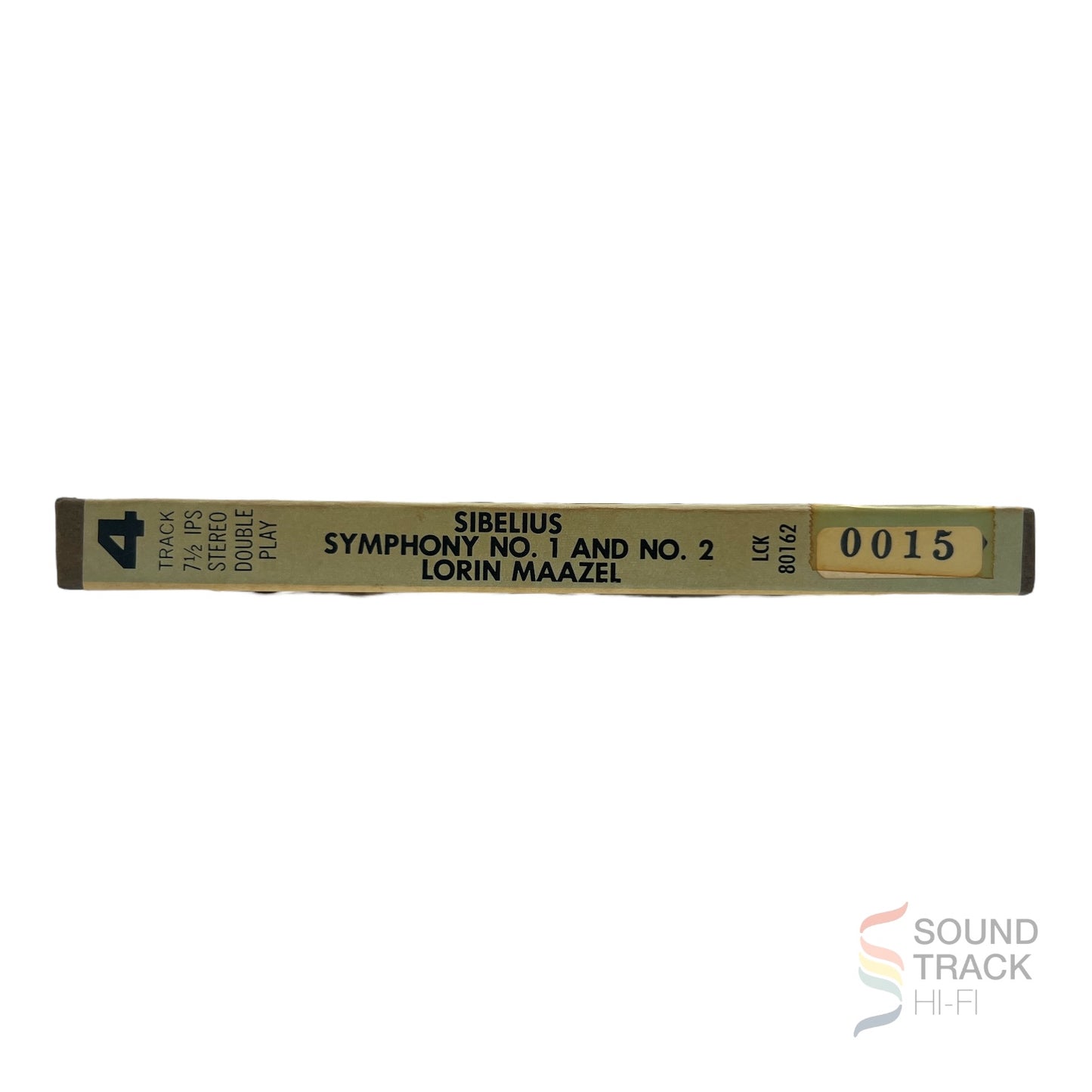 Sibelius Symphony No. 1 & 2 Lorin Maazel Reel to Reel Tape 7 1/2 IPS London