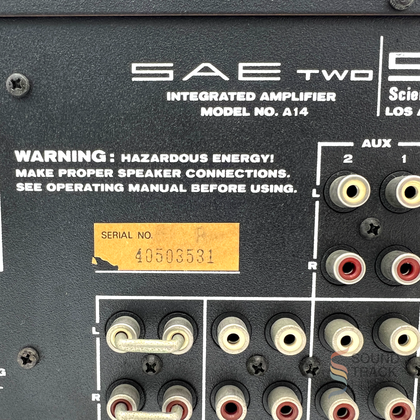 SAE Two A14 140 Watt Integrated Stereo Amplifier