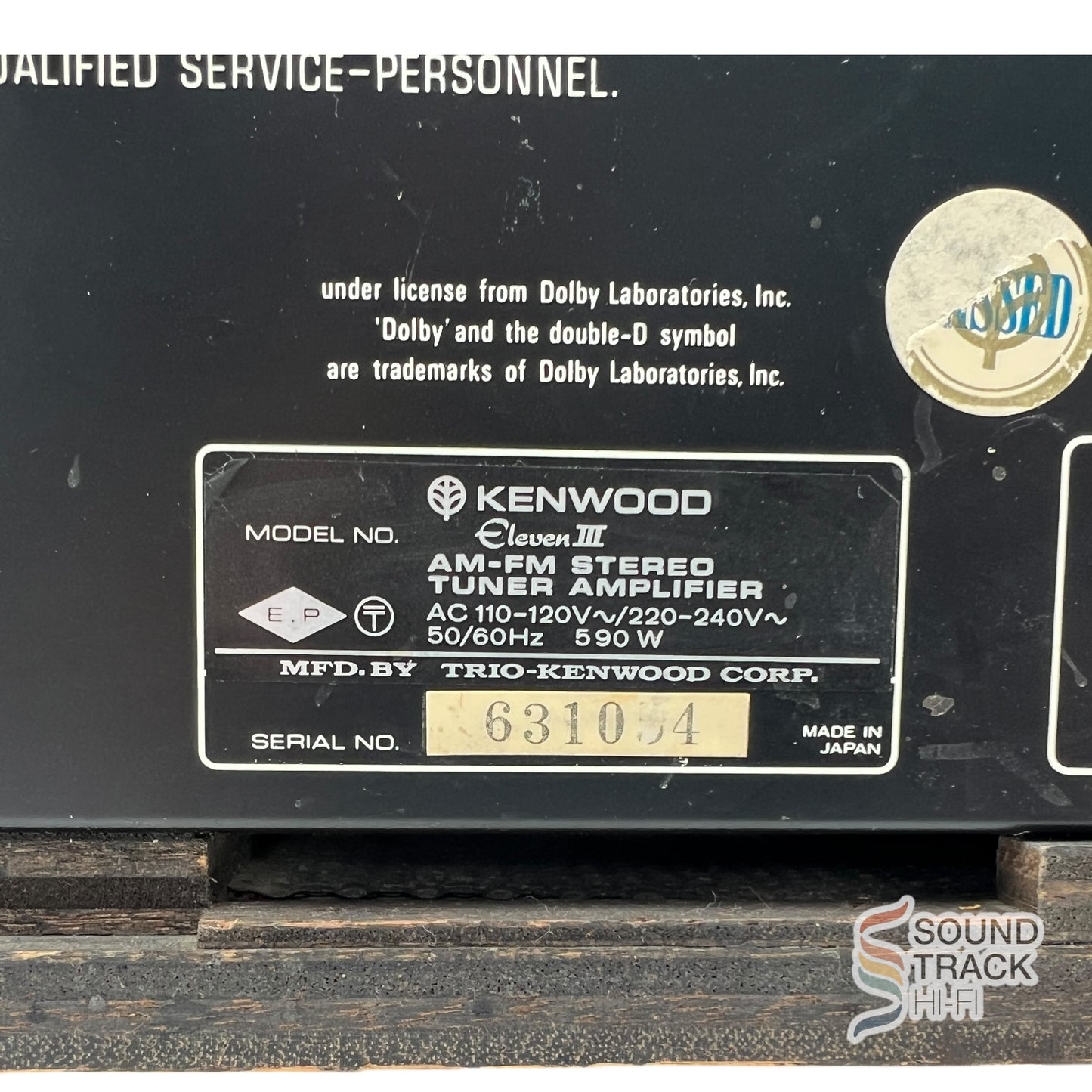 Kenwood Model Eleven III 120 Watt Stereo Receiver