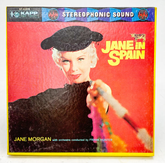 Jane In Spain by Jane Morgan With Frank Hunter Reel to Reel Tape 7 1/2 IPS Kapp