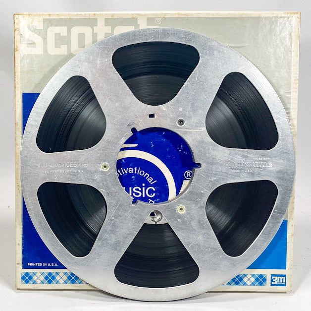 Motivational Background Music Magne-Tronics Master 10.5" Reel to Reel Tape M1365