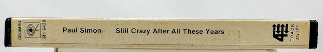 Still Crazy After All These Years by Paul Simon Reel Tape 3 3/4 IPS Columbia