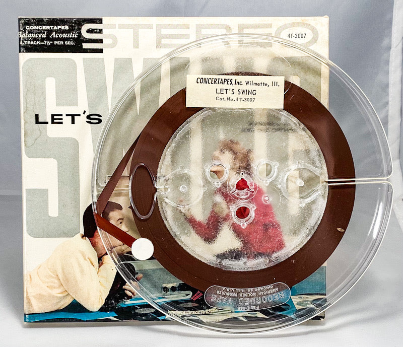 Let's Swing Wendell Tracy & His Orchestra Reel to Reel Tape 7.5 IPS Concertapes