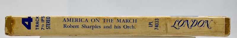 America On The March Bob Sharples Reel to Reel Tape 7 1/2 IPS London