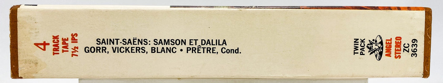 Saint Saens Samson Et Dalila Gorr Blanc Pretre Reel to Reel Tape 7 1/2 IPS Angel