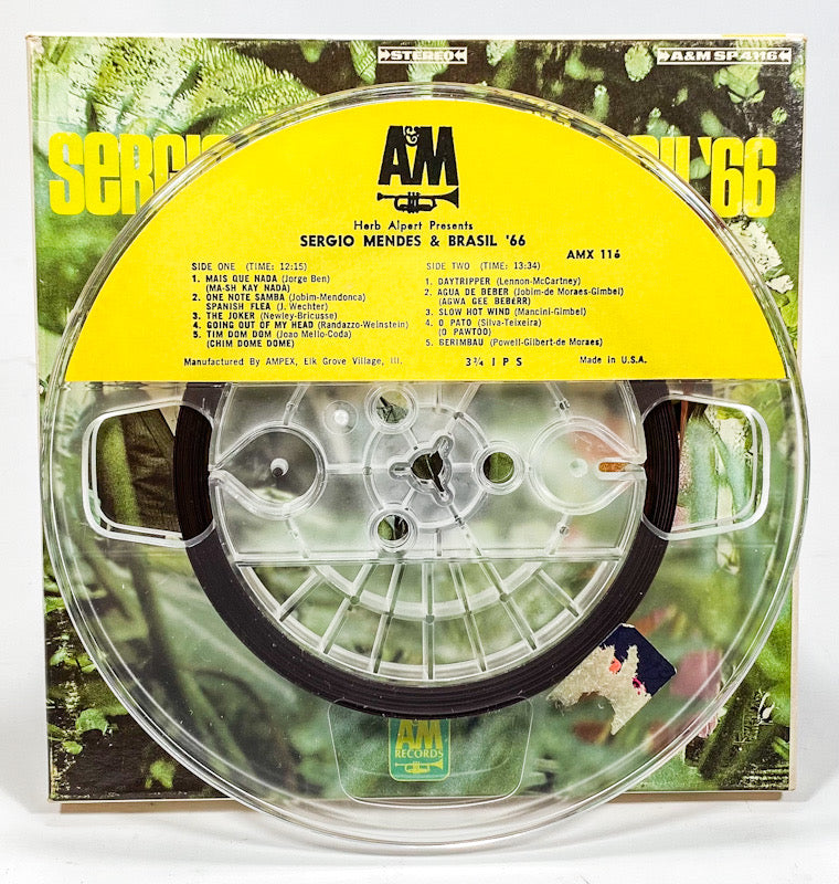 Sergio Mendes & Brasil '66 by Herb Alpert Reel to Reel Tape 3 3/4 IPS A&M