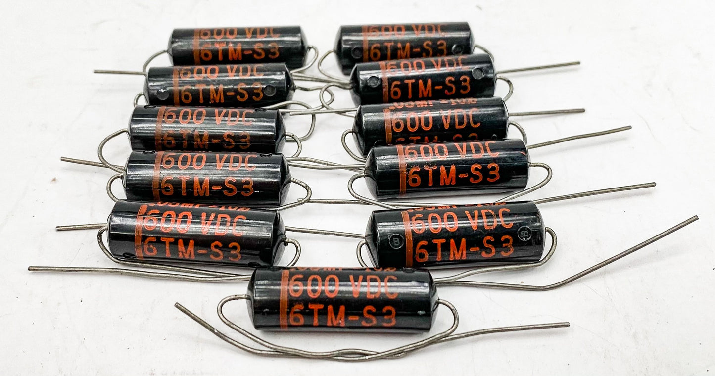 Sprague 0.03 uf 600 VDC Black Beauty Capacitors 11x NOS