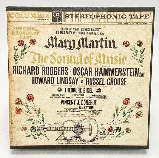 The Sound Of Music Mary Martin Reel to Reel Tape 7.5 IPS Columbia New Two Track