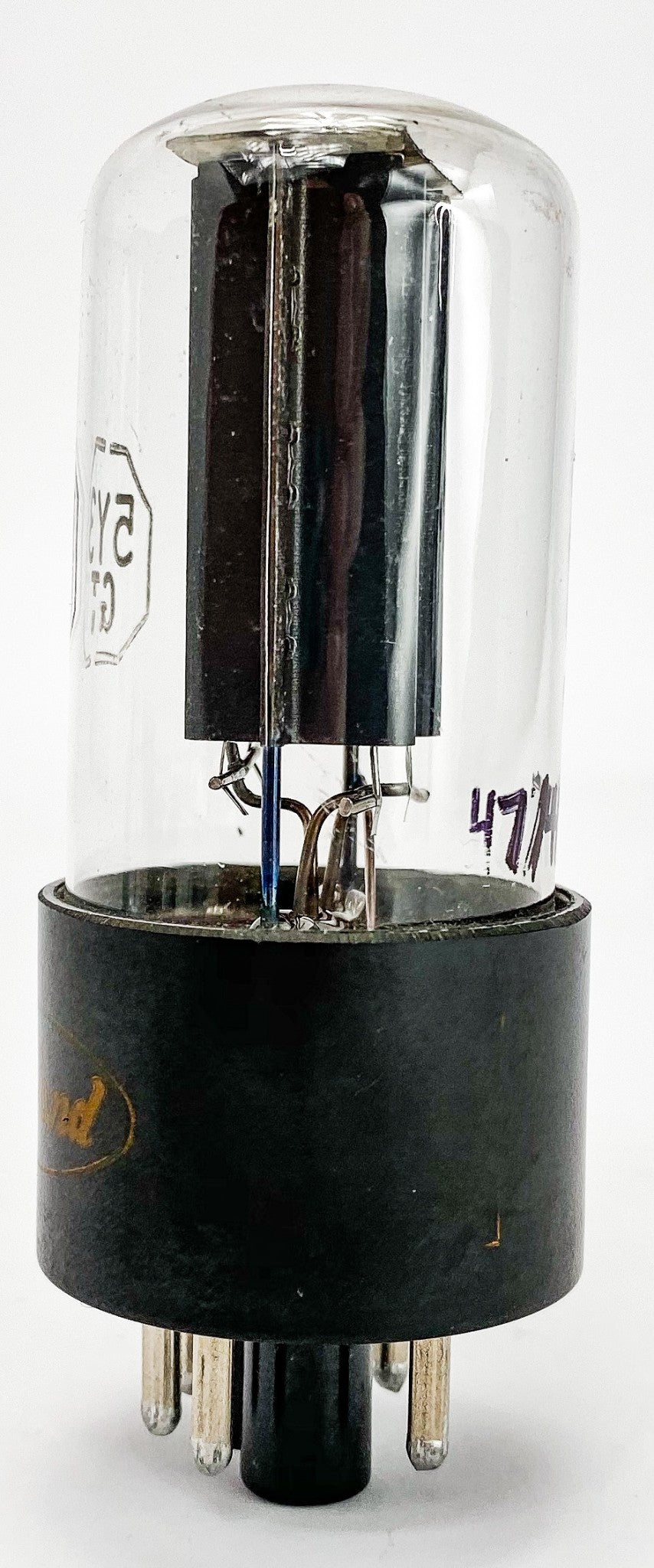 RCA 5Y3GT Black Plate D Getter Balanced Vacuum Tube