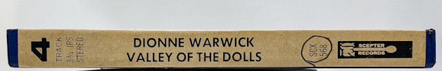 Valley Of The Dolls by Dionne Warwick Reel to Reel Tape 3 3/4 IPS Scepter