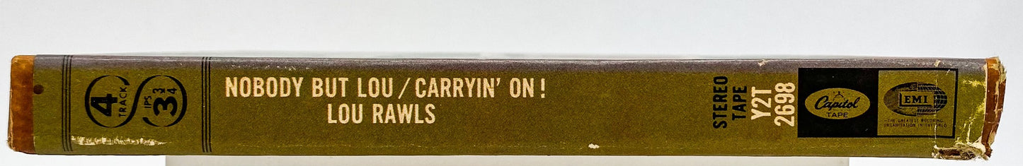 Nobody But Lou Carryin' On Lou Rawls Reel to Reel Tape 3 3/4 IPS Capitol