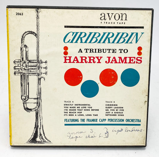 Ciribiribin A Tribute To Harry James Frankie Capp Reel to Reel Tape 7.5 IPS Avon