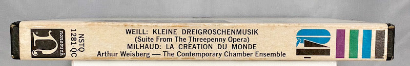 Threepenny Opera La Creation Du Monde Quad Reel to Reel Tape 7.5 IPS Dolby