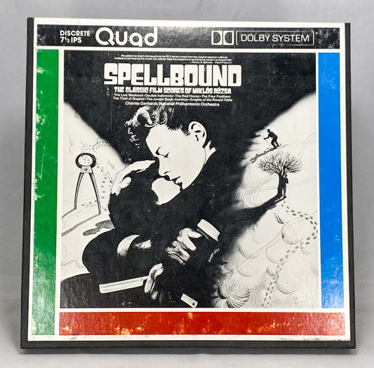 Spellbound Classic Film Scores Gerhardt Quad Reel to Reel Tape 7.5 IPS Dolby RCA