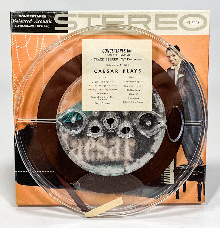 Caesar Plays by Caesar Giovannini Reel to Reel Tape 7 1/2 IPS Concertape