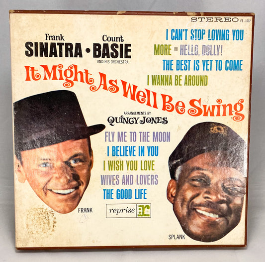 It Might As Well Be Swing Sinatra Basie Reel to Reel Tape 7 1/2 IPS Reprise