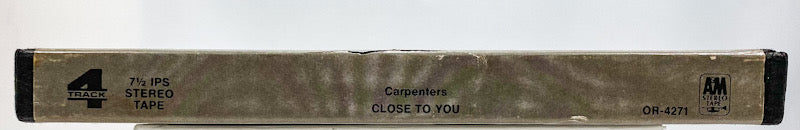 Close To You by Carpenters Reel to Reel Tape 7 1/2 IPS A&M