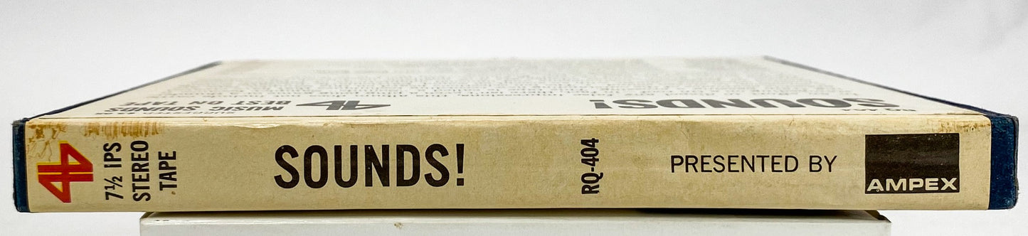 Ampex Sampler Series Sounds Reel to Reel Tape 7 1/2 IPS 4 Track Stereo