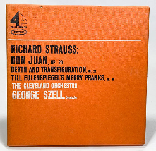 Richard Strauss Don Juan George Szell Reel to Reel Tape 7 1/2 IPS Epic