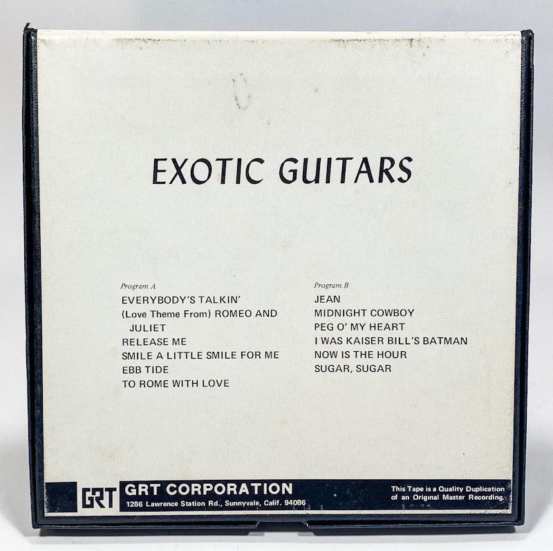 Everybody's Talkin by The Exotic Guitars Reel to Reel Tape 3 3/4 IPS Ranwood