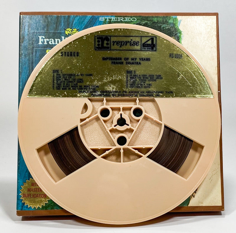 September Of My Years Frank Sinatra Reel to Reel Tape 7 1/2 IPS Reprise