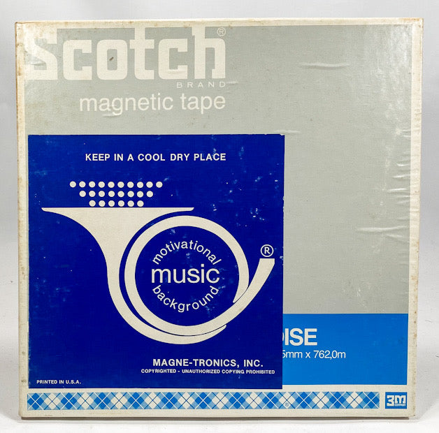 Motivational Background Music Magne-Tronics Master 10.5" Reel to Reel Tape M1365