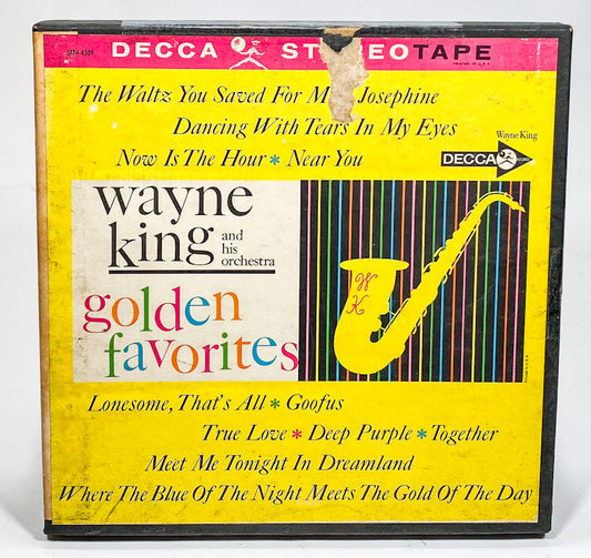 Golden Favorites by Wayne King And His Orchestra Reel Tape 7 1/2 IPS Decca