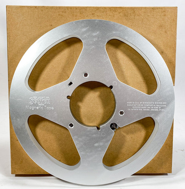 Scotch Metal 10 1/2" 1/2" Wide Reel to Reel Take Up Reel With Box