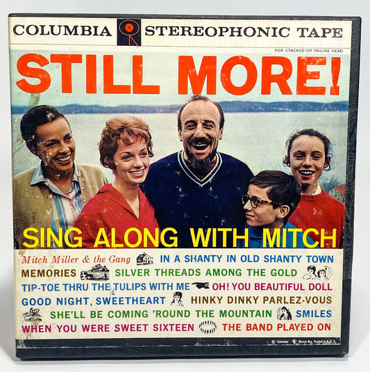 Still More Sing Along With Mitch Reel to Reel Tape 7 1/2 IPS Columbia Two Track