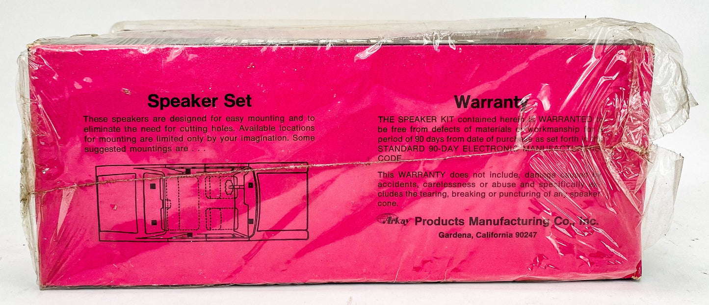 Arkay Tachometer Style Air Suspension Car Speakers *