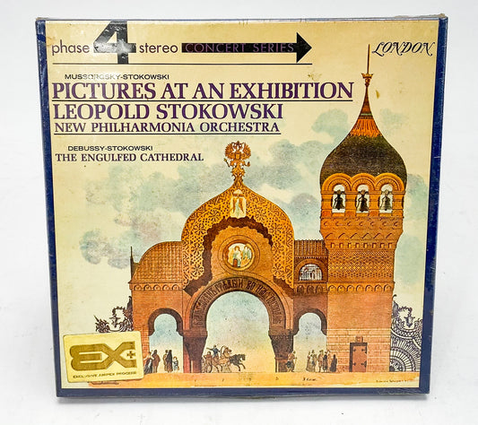 Mussorgsky Stokowski Pictures At An Exhibition Reel to Reel Tape 7.5 IPS London