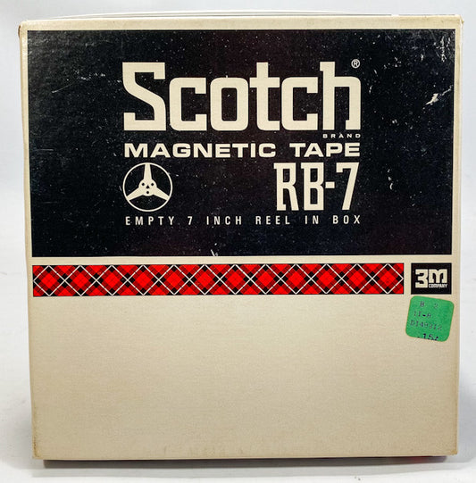 3M Scotch Empty 7" Reel To Reel Tape In Box RB-7 Professional