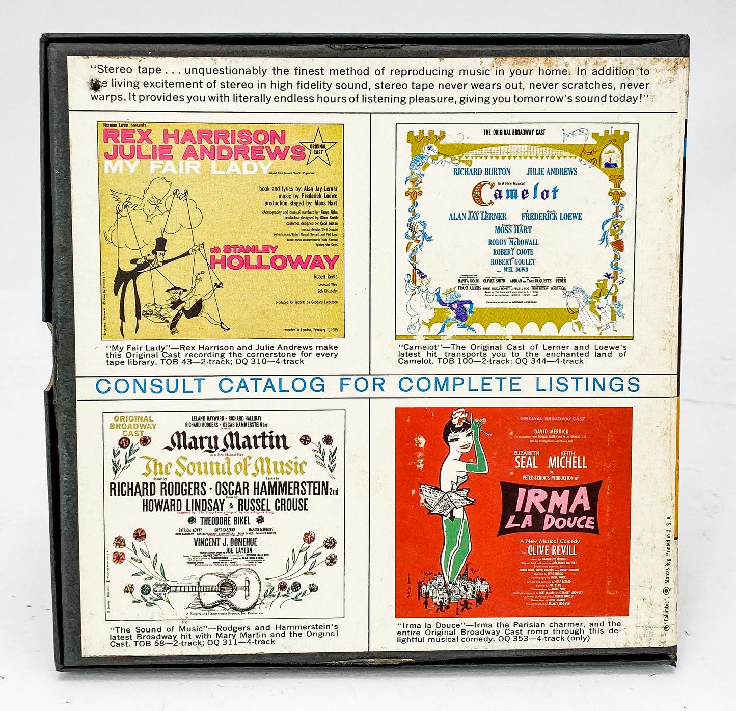 Fireside Sing Along With Mitch Miller Reel to Reel Tape 7 1/2 IPS Columbia