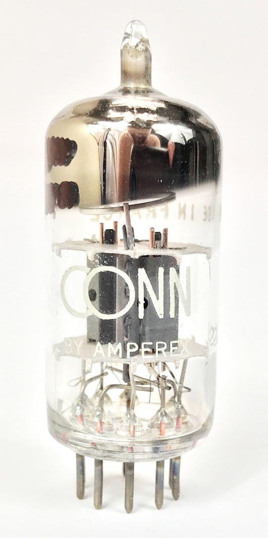 CONN by Amperex 12AT7 Grey Plate O Getter Balanced Vacuum Tube