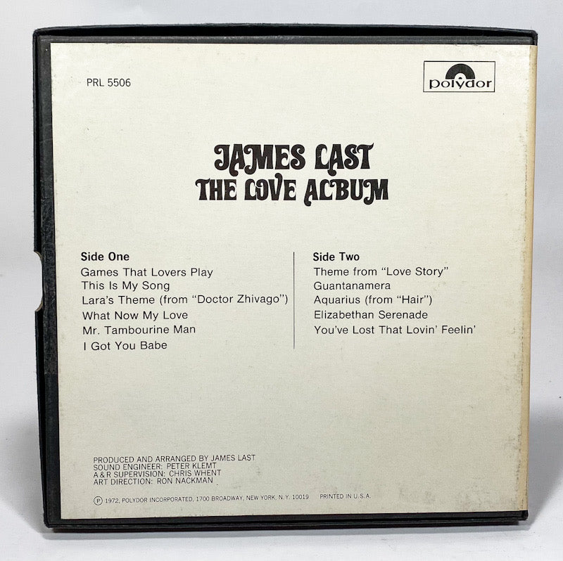 The Love Album by James Last Reel to Reel Tape Polydor
