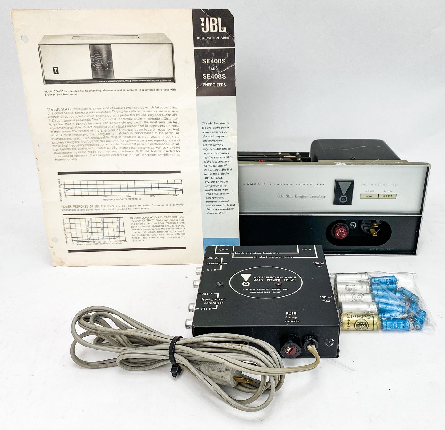 JBL SE402 Energizer Transducer Power Amplifier